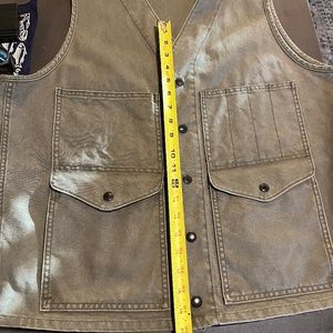 Filson Unlined Vintage Style Canvas Vest